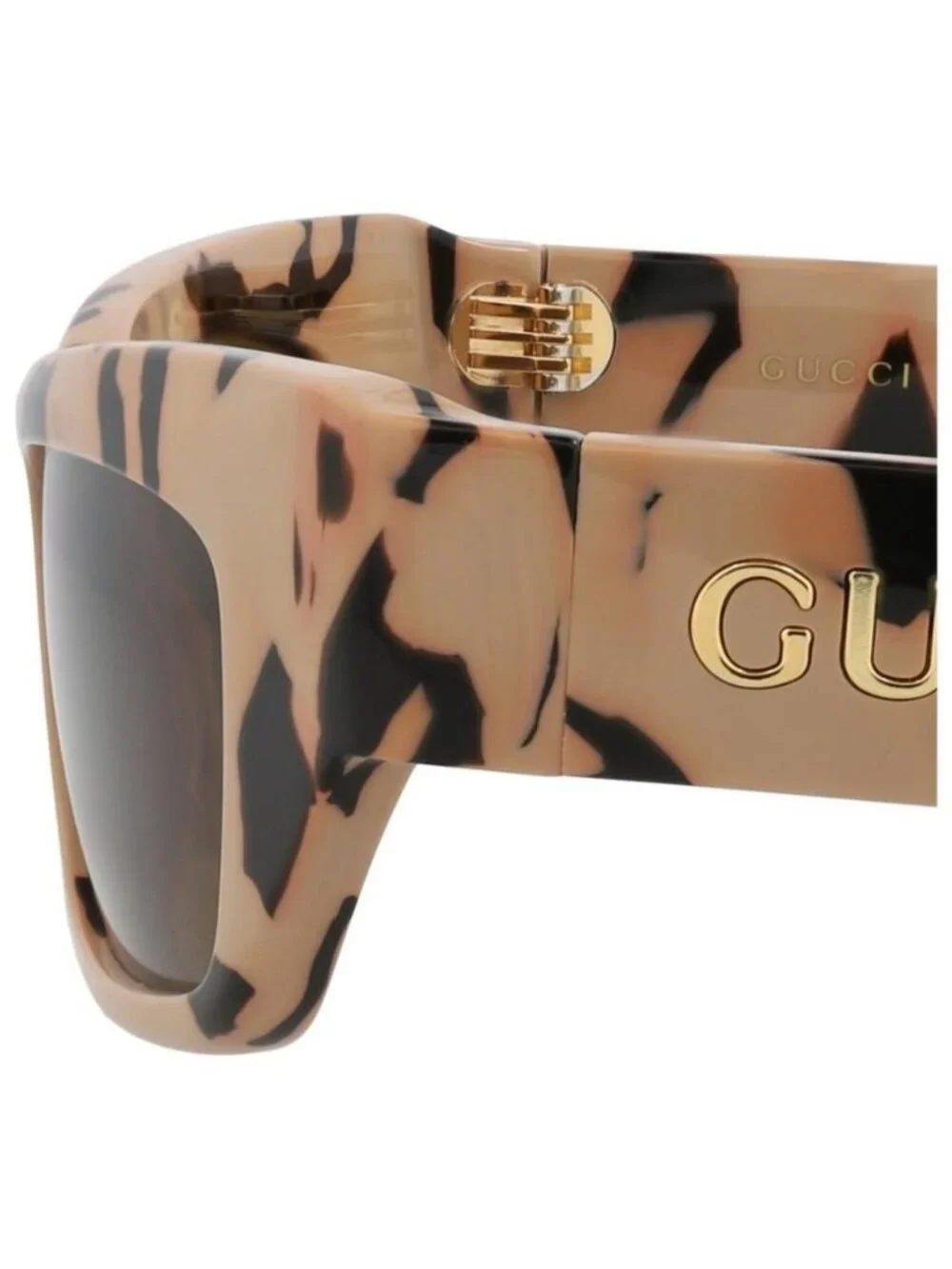 New Gucci Mens Cat Eye Havana Havana Brown Fashion Designer Sunglasses